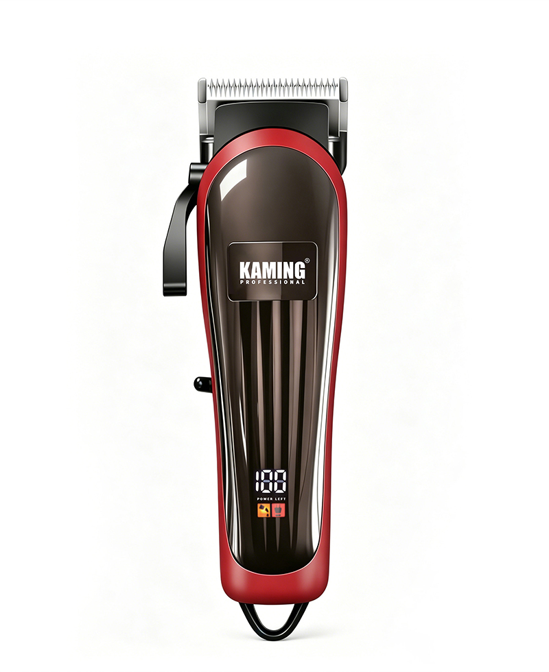 Máy cắt tóc điện gia đình Kaming802 Tông đơ côn chuyên nghiệp Máy cắt tóc điện chất lượng cao Màn hình hiển thị kỹ thuật số