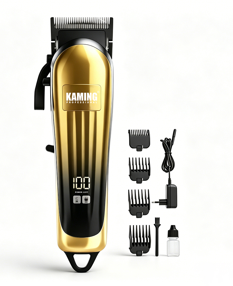 Máy cắt tóc điện gia đình Kaming802 Tông đơ côn chuyên nghiệp Máy cắt tóc điện chất lượng cao Màn hình hiển thị kỹ thuật số