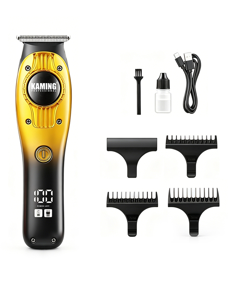 Kaming 1710 Professional Zero Gap Hiển thị kỹ thuật số Tông đơ cắt tóc