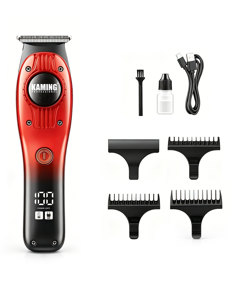Kaming 1710 Professional Zero Gap Hiển thị kỹ thuật số Tông đơ cắt tóc
