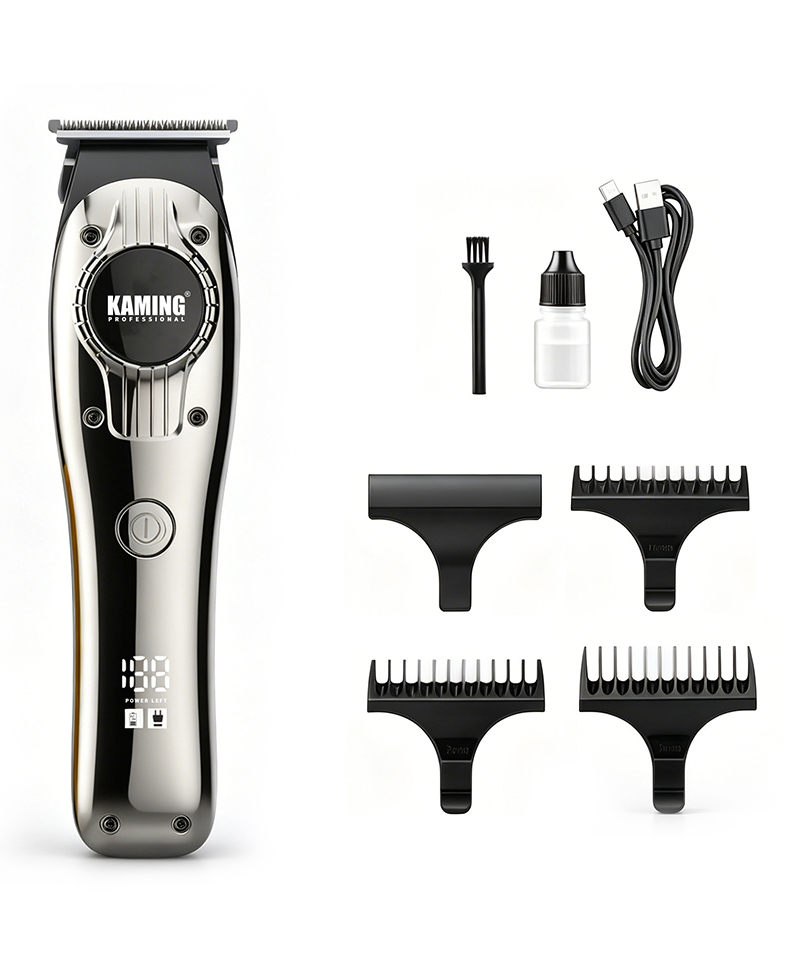 Kaming 1710 Professional Zero Gap Hiển thị kỹ thuật số Tông đơ cắt tóc