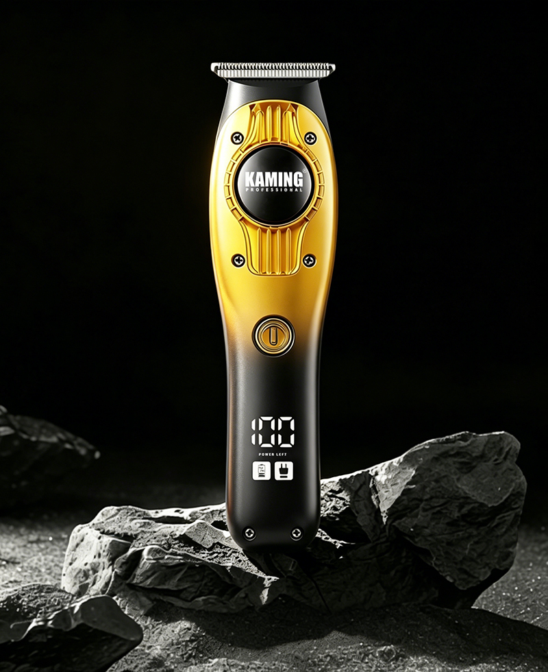 Kaming 1710 Professional Zero Gap Hiển thị kỹ thuật số Tông đơ cắt tóc