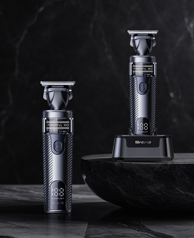 Tông đơ cắt tóc chuyên nghiệp Kaming 320 với động cơ không chổi than, dành riêng cho salon, thiết kế kim loại cổ điển